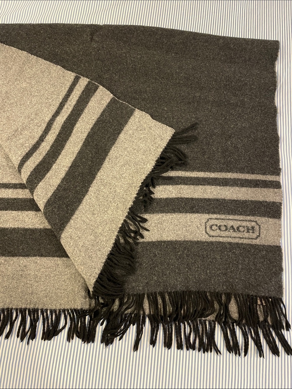 Coach wool blanket